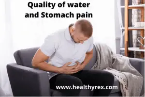 Quality of water and Stomach pain