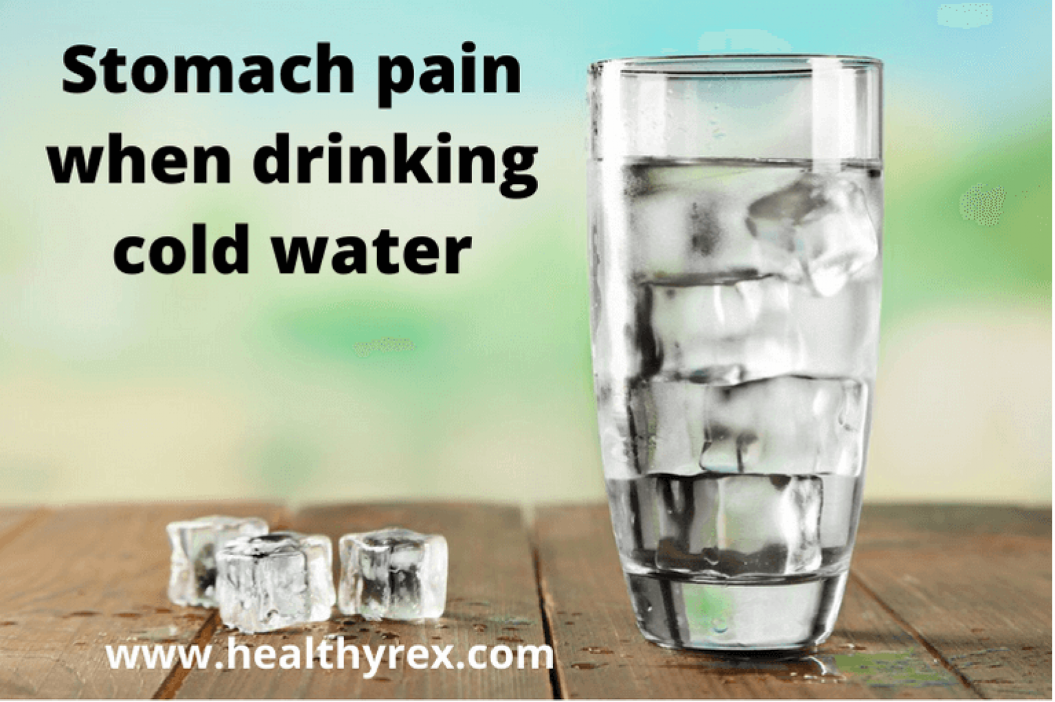 stomach-pain-when-drinking-water