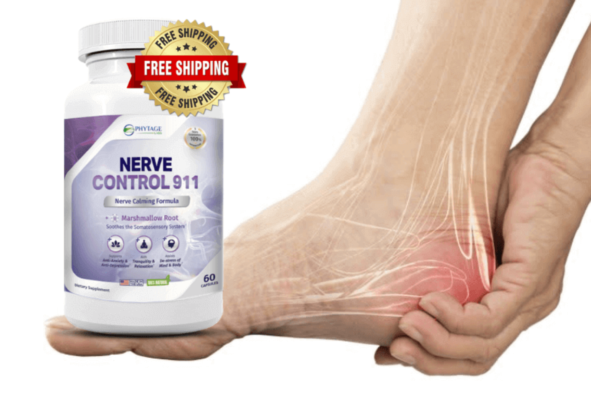 Nerve Control 911 Reviews Neuropathy Pain Relief PhytAge Labs