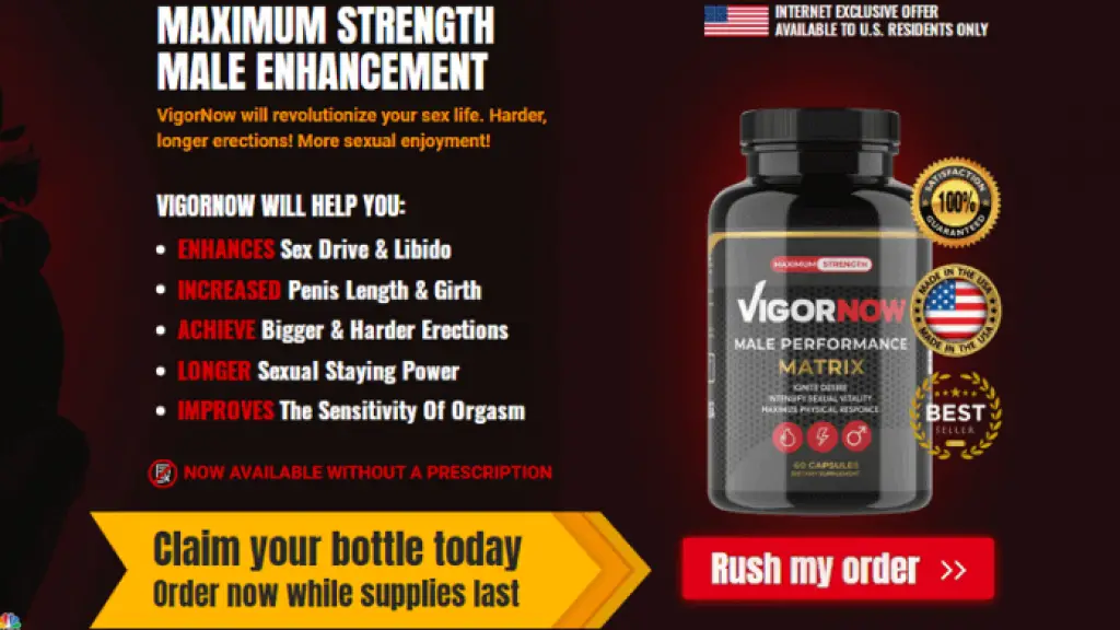 VigorNow Review Does It Worth Your Money? Male Enhancement!