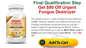 Urgent Fungus Destroyer Price