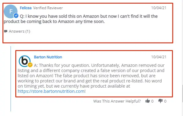 This screenshot shows why CinnaChroma is not available on Amazon