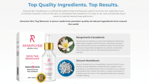 Amarose Skin Tag Remover's Ingredients